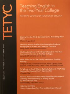 Cover of TETYC Sept 2022 Issue